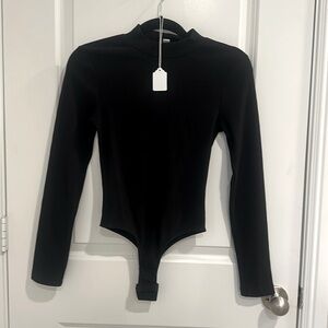 Top shop Black Thick Knit Leotard